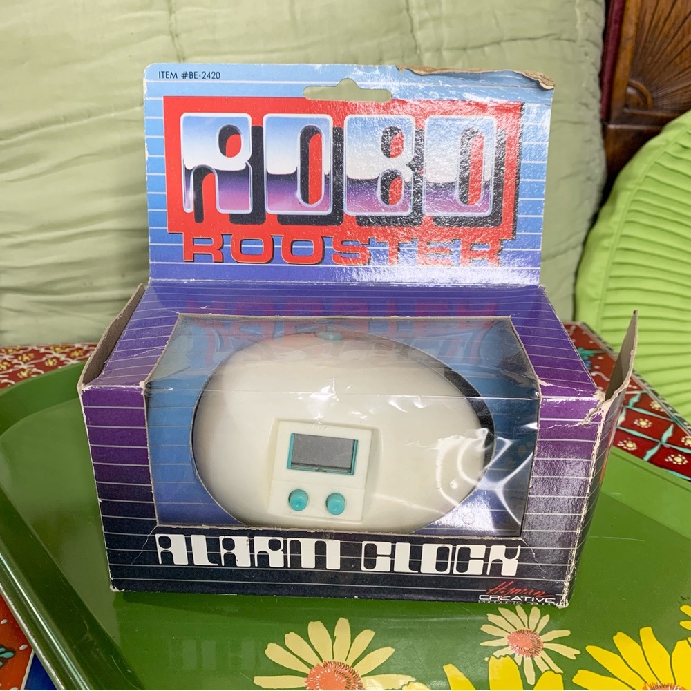 80s Robo Rooster Alarm Clock